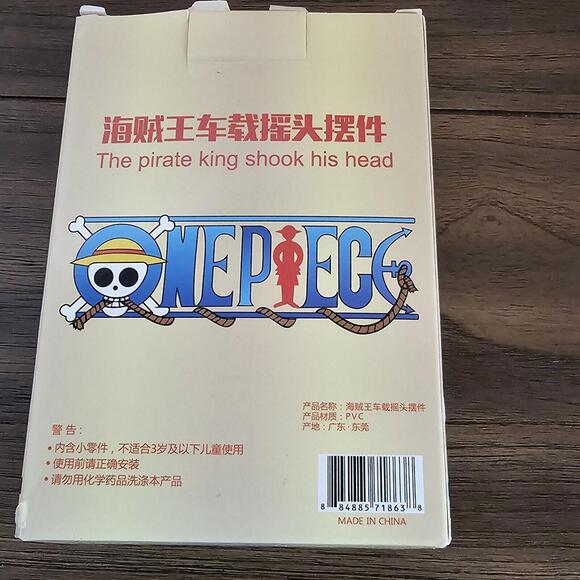 Super Hero Monkey D Luffy Bobblehead w/Mobile Holder for Car Dashboard Or Desk - Picture 11 of 12